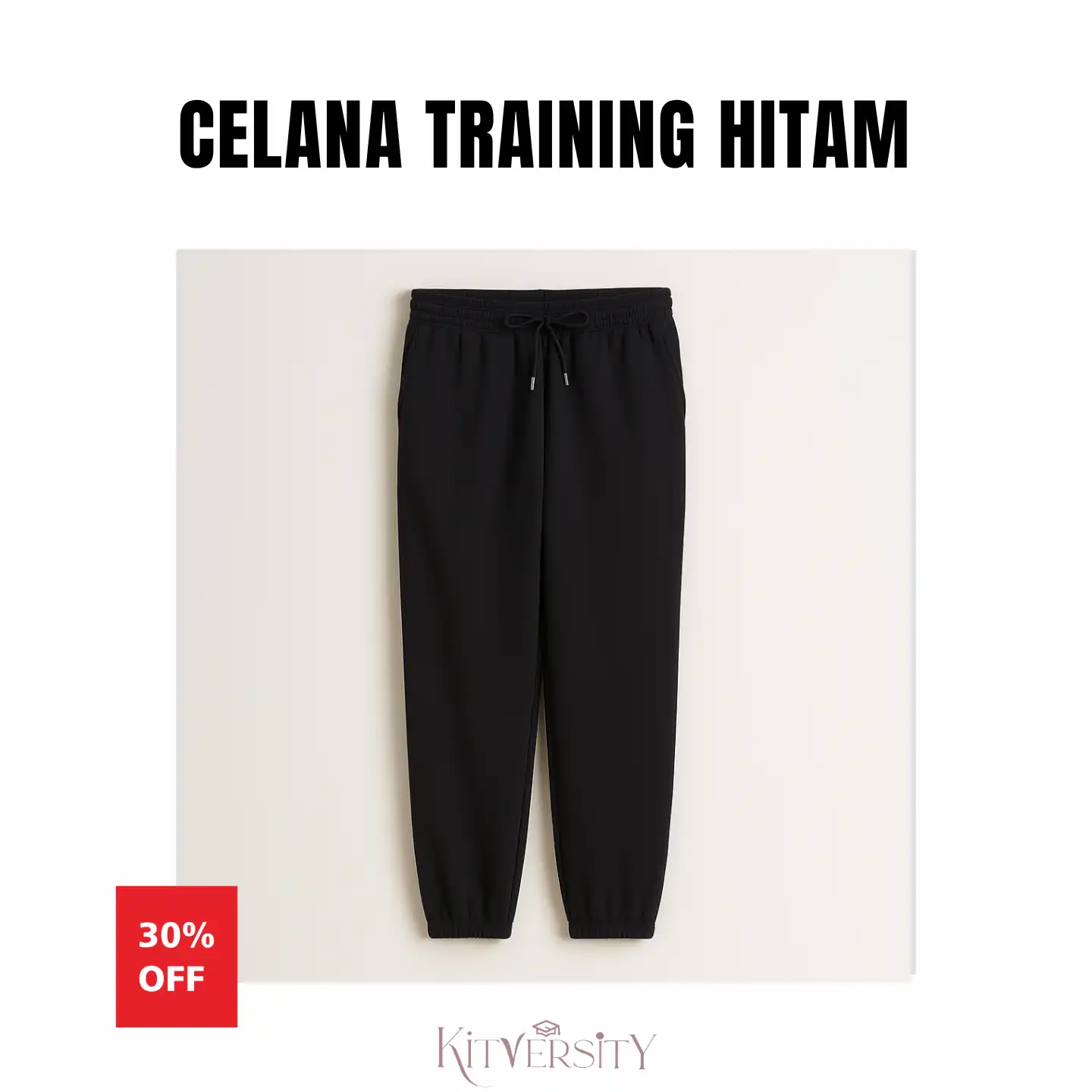 Celana Training Hitam